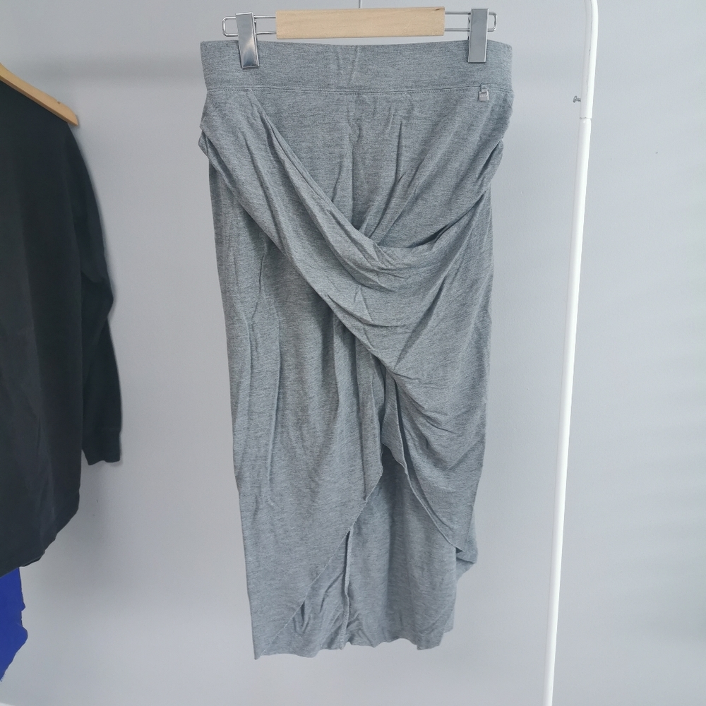 Rudsak Asymmetrical Drape Midi Skirt